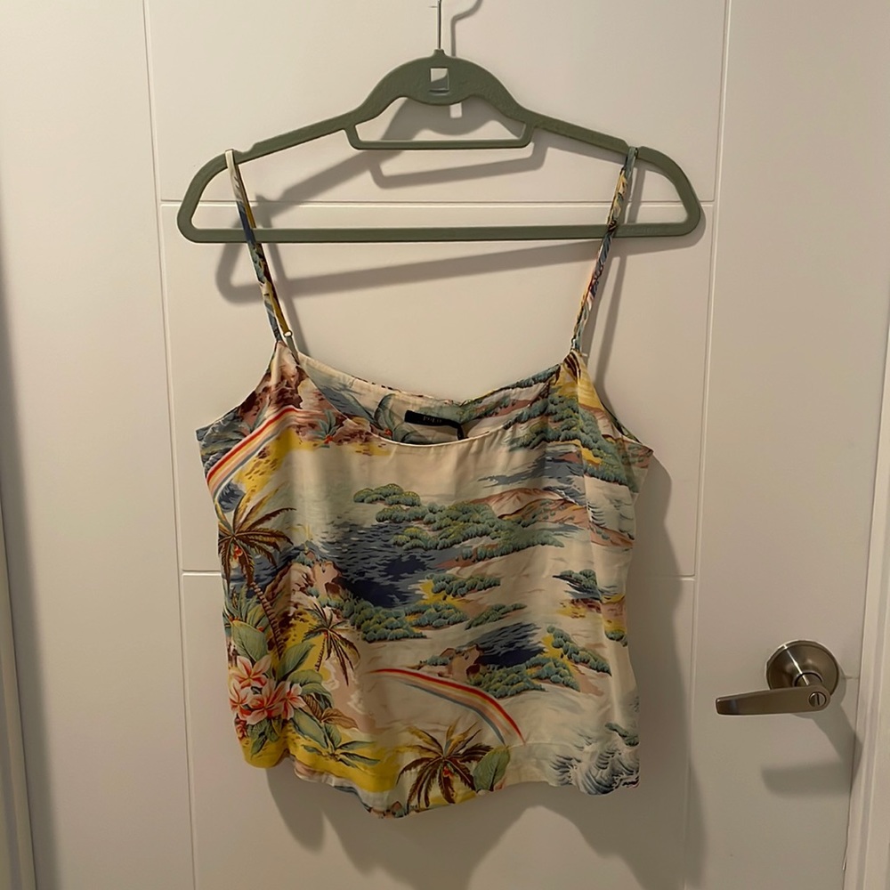 Ralph Lauren by polo Hawaiian print top, new with tags.